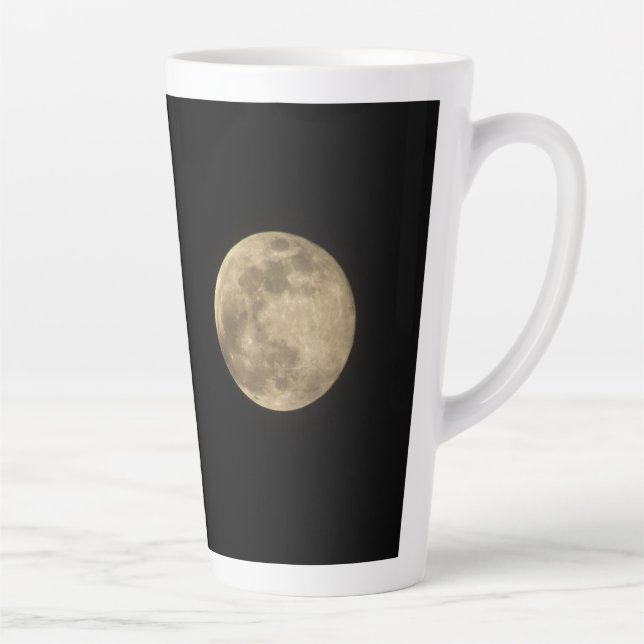 Full Moon  Latte Mug (Right)