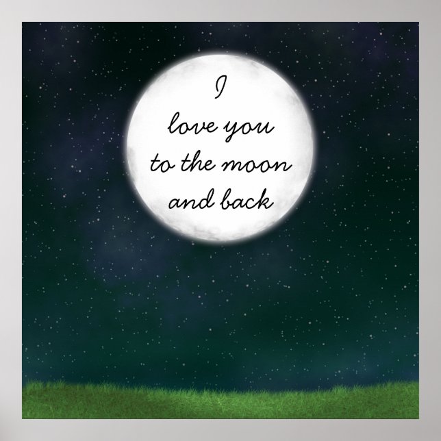 Full Moon Love You Poster (Front)