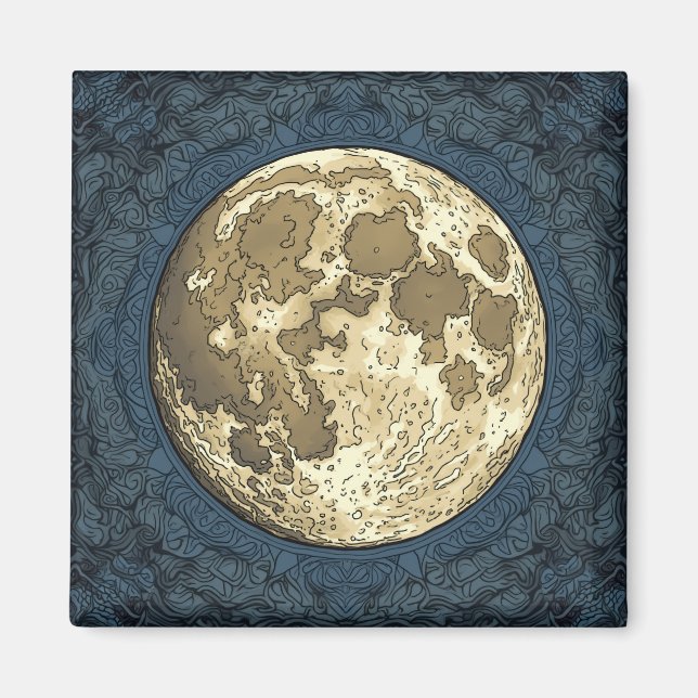 full moon magnet (Front)
