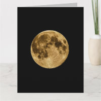 FULL MOON - MOON LOVER HAPPY BIG BIRTHDAY CARDS