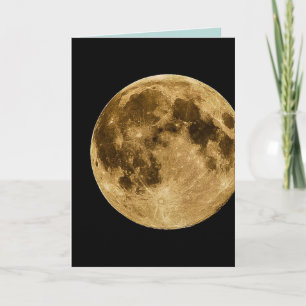FULL MOON - MOON LOVER HAPPY BIRTHDAY CARDS