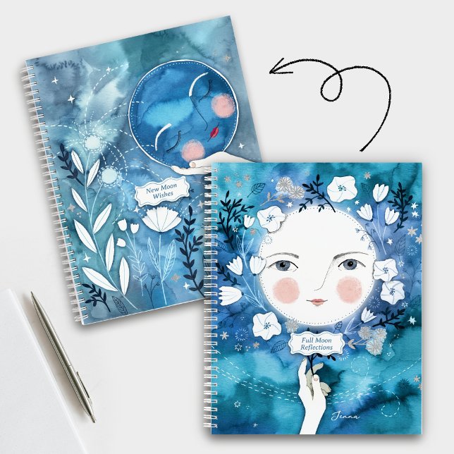 Full Moon New Moon Double Sided Journal (Creator Uploaded)