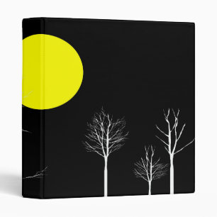 Full Moon Night Vintage Binder