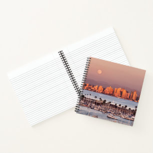 Full Moon over San Diego Notebook