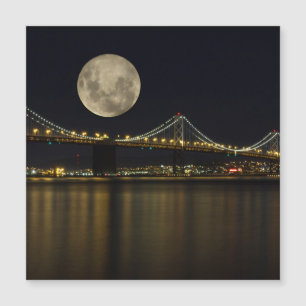 Full Moon Over the Bay Bridge