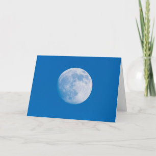 Full Moon Over The City Of Montreal Card