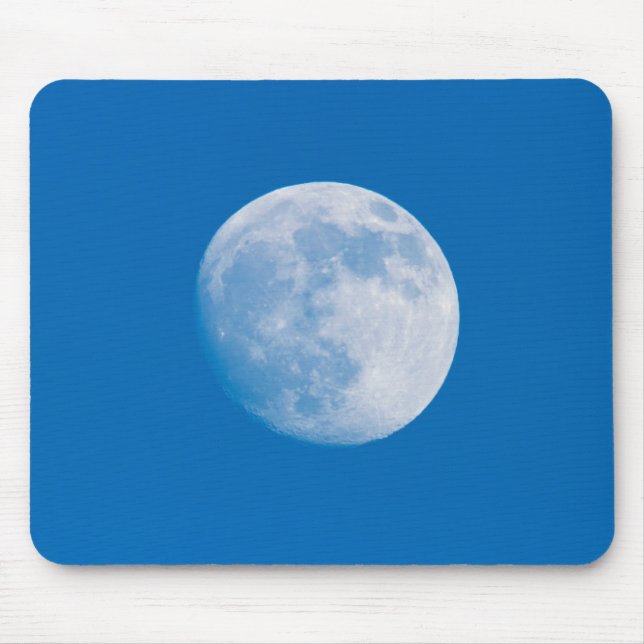 Full Moon Over The City Of Montreal Mouse Pad (Front)
