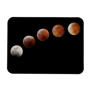 Full Moon Phases Total Lunar Eclipse   Colorado Magnet
