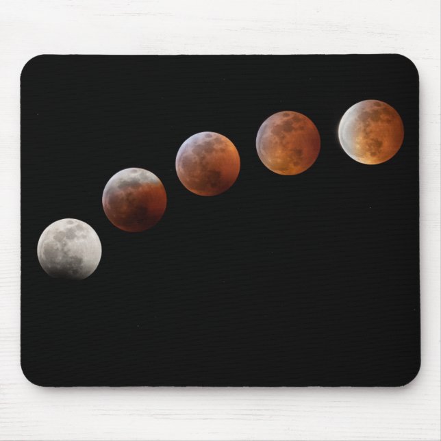 Full Moon Phases Total Lunar Eclipse | Colorado Mouse Pad (Front)