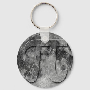 Full Moon Pi Day Fun Keychain