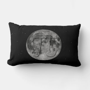 Full Moon Pi Day Fun Lumbar Pillow