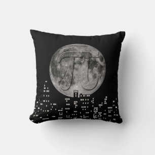 Full Moon Pi In The Sky Throw Pillow