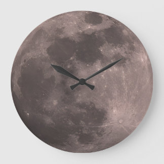 Full moon picture large clock