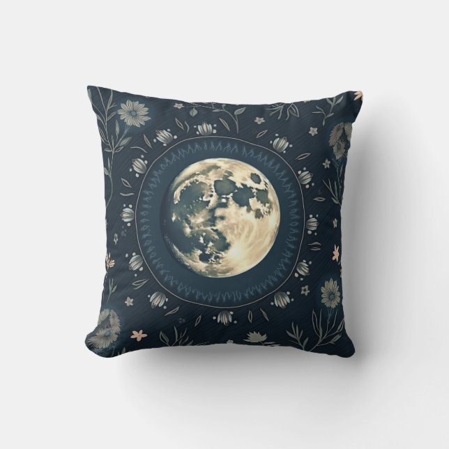 full moon pillow cushion (Front)