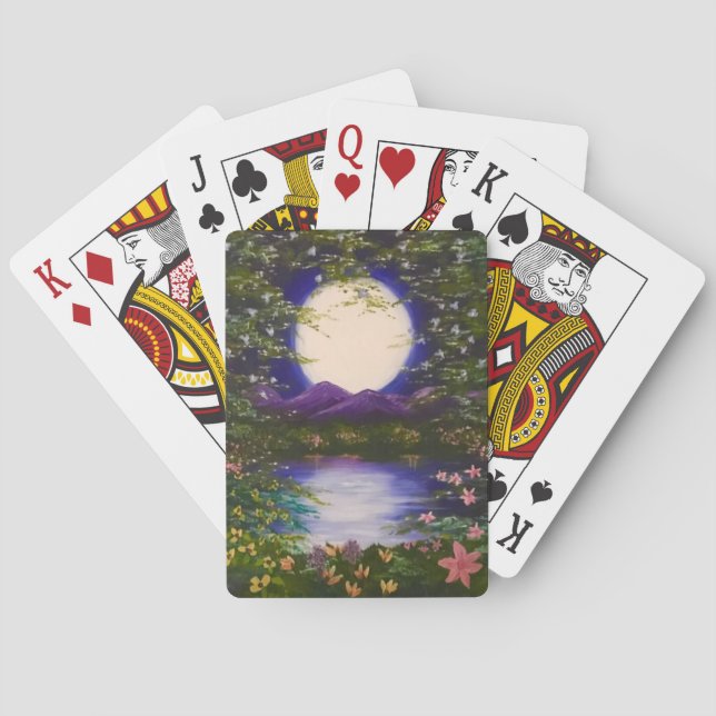 Full Moon Playing Cards (Back)