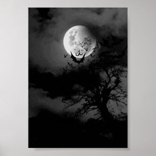 Full moon poster
