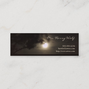 Full moon profile card
