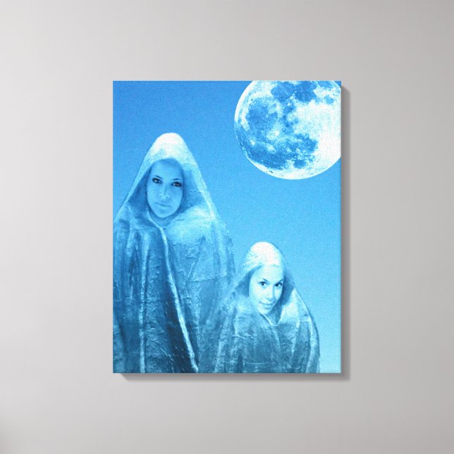 Full Moon Rising Canvas Print (Front)