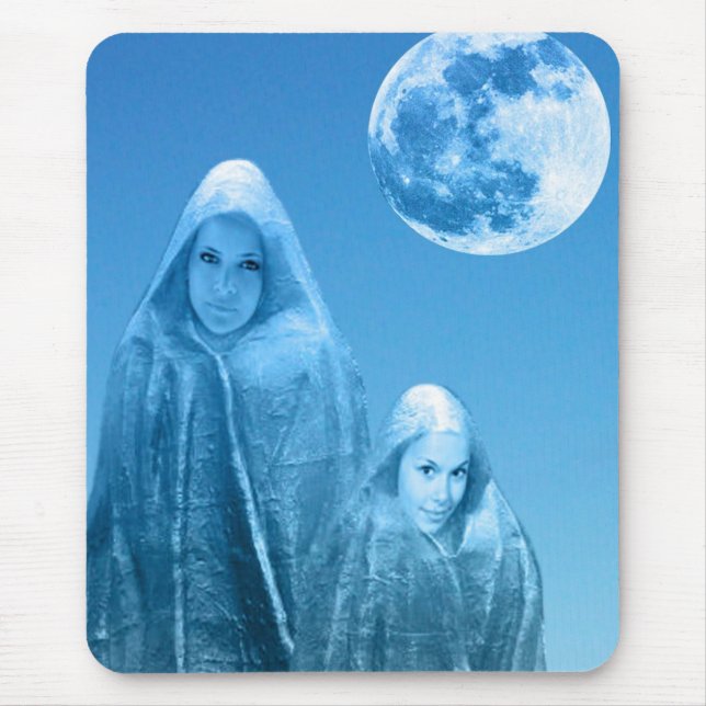 Full Moon Rising Mouse Pad (Front)