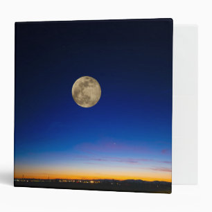 Full Moon Rising Over Sunset Binder