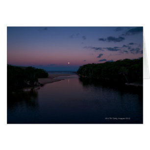 Full Moon rising over Wattamolla Beach in the