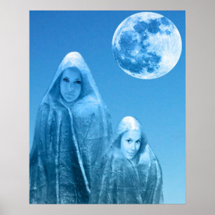 Full Moon Rising Poster