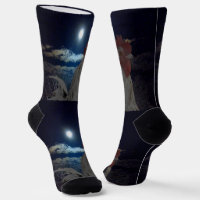 Full Moon Rooster, Crew Socks