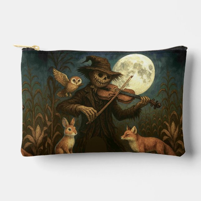 Full Moon Scarecrow Serenade Accessory Pouch (Front)