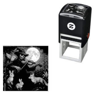 Full Moon Scarecrow Serenade Self-inking Stamp