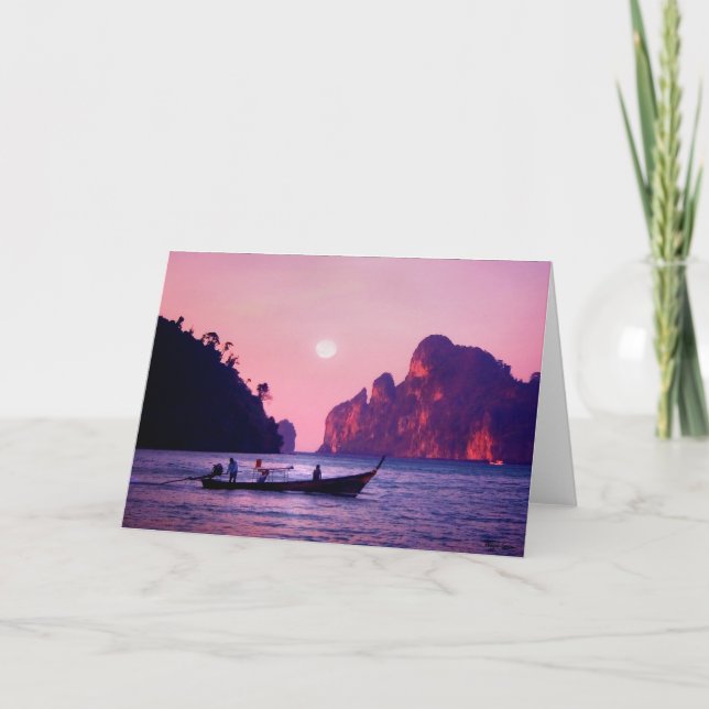 Full Moon - Sea of Thailand Card (Front)