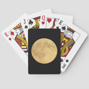 Full Moon   Seattle, Washington Playing Cards