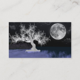 Full Moon Splendour Business Cards, 100 Pack Business Card