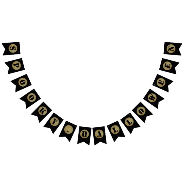 Full Moon, Spooky Halloween Bunting Flags (All)