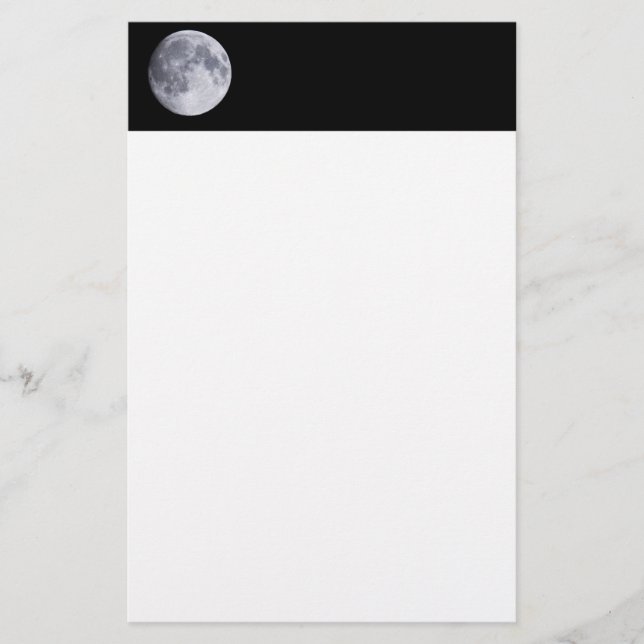 Full moon stationery (Front)