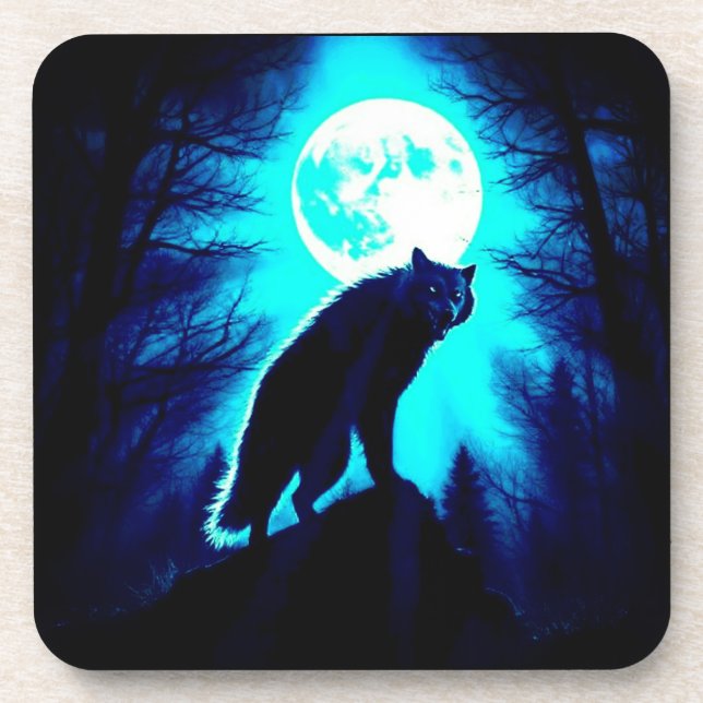FULL MOON WEREWOLF COASTER (Front)