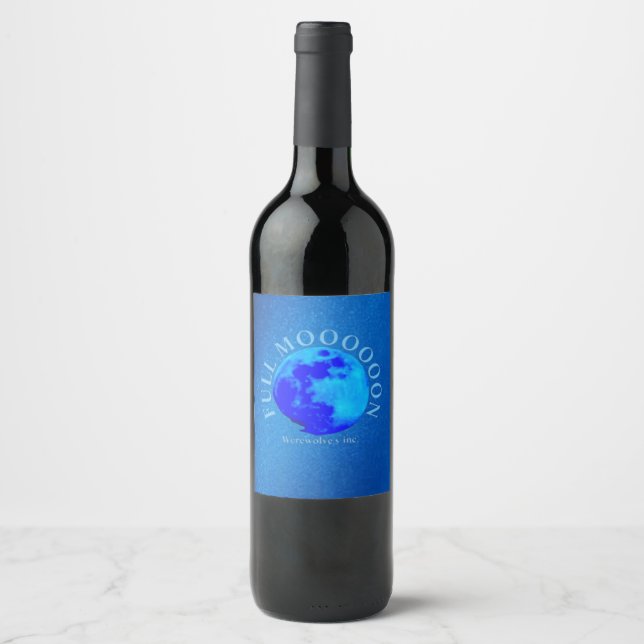 FULL MOON  WINE LABEL (Front)