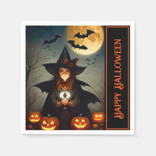 Full Moon Witch Napkin