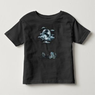 Full Moon With Bicycle National Moon Day Ideas T-S Toddler T-shirt