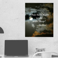 Full Moon with Nighttime quote N8ghtshift