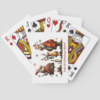 Full Of Christmas Spirit Playing Cards