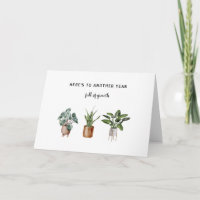 Full of Growth Plant Lover modern Happy Birthday