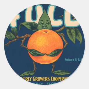 Full - Orange Crate Label