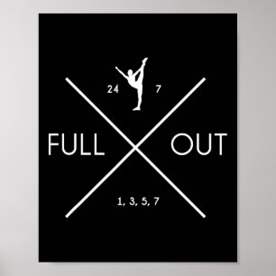 Full Out 24 7 Cross Cheerleading Scale Stunt Cheer Poster