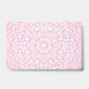 Full Pattern Neon Pink ID Badge – Customizable