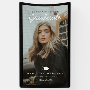Full Photo Congrats to the Graduate Black Banner