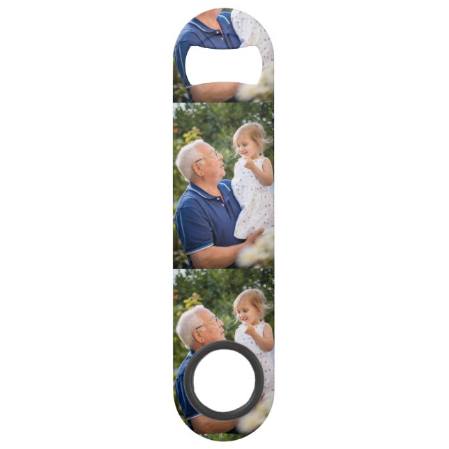 Full Photo Custom Create Your Own Collage Bar Key (Front)