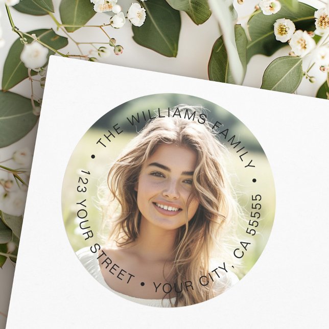 Full photo graduation return address label (Full photo graduation return address label)