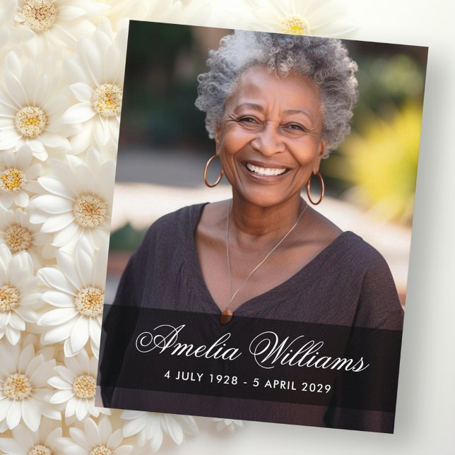 Full photo sympathy bereavement thank you (Full photo sympathy bereavement thank you)