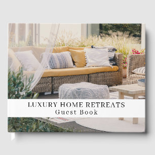 Full Photo Vacation Rental Guest Book