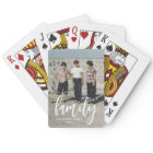 Full Photo - Vertical Custom Script Family Text